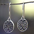 Balinese Medallions Earrings (Indonesia)