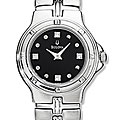 Bulova Women's Black Dial Stainless Steel Watch