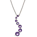 Sterling Silver Amethyst Journey Pendant