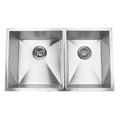 Double Angular Stainless Steel Kitchen Sink