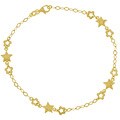 14k Yellow Gold Stella Fiore Anklet