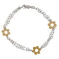 14k Two-tone Gold Fiore Bracelet