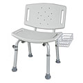 AquaSense Bath Chair with Shower Caddy