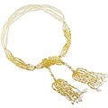 Citrine & Cultured Freshwater Pearl Necklace (4.5-8 mm )