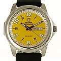 National Geographic Men's Yellow Dial Watch