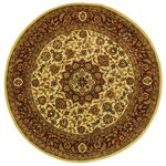 Classic Kerman Wool Rug (3'6 Round)