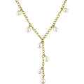 14k Gold Cultured FW Rice Pearl Necklace (8-9mm)