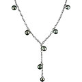 14k Gold Cultured Tahitian Pearl Necklace (8-9mm)