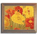 Beverly Jean Poppy Garden II Framed Canvas Art