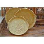 Set of 3 Palm Baskets (Egypt)