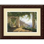 Aagaard View to the Amalfi Coast Framed Art Print