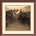 Adam Jahiel Remuda Spanish Ranch Framed Art Print