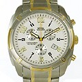 National Geographic Men's White Dial Steel Watch