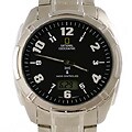National Geographic Men's Black Dial Steel Watch