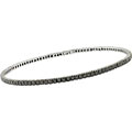 14k White Gold 2 1/2ct TDW Black Diamond Bracelet