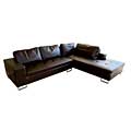 Thane Bi-cast Leather 2-piece Sectional Sofa