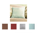 Smooth Suede 18-inch Pillow Pair