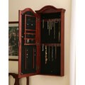Arch Top Wall Mount Jewelry Armoire