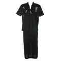 AKC Black Pineapple Fun Dress and Jacket Set