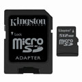 Kingston 512MB Micro SD Memory Card W/ SD Adapter