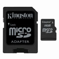 Kingston 1GB Micro SD Memory Card W/ SD Adapter