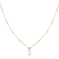 14k Gold Cultured Freshwater Pearl Necklace (4.5-8mm)
