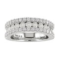 14k White Gold 2ct TDW Diamond Ring