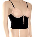 JLo Black and Ivory Bustier