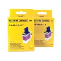 Ink Cartridge for Brother LC41Y - Yellow (pack of 2)