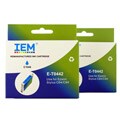 Remanufactured Epson T044220 2-Pak Cyan Ink Cartridge
