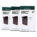 HP 15 3-pack Black Ink Cartridge (Remanufactured)