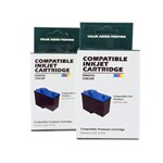 Dell 7Y745 2-pack Color Ink Cartridge (Remanufactured)