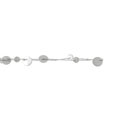 Sterling Silver Multi-Strand Disc Necklace