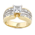 14k Yellow & White Gold 2 1/2ct TDW Diamond Ring