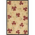Hand-tufted Gold Wool Rug (2'3 x 7'6)
