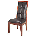Hudson Mocha Biscuit Back Dining Side Chair (Set of 2)