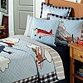 Vintage Planes Quilt Set