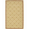 Hand-tufted Gold Wool Rug (3'6 x 5'6)
