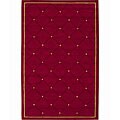 Hand-tufted Red Wool Rug (8' x 10'6)