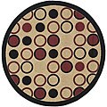 Cafe Series Indoor/ Outdoor Area Rug (5'3 Round)