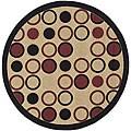 Cafe Series Indoor/ Outdoor Area Rug (8' 9 Round)