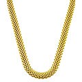 18k Gold over Sterling Silver Tulipano Piata Necklace