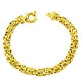 18K Gold Over Sterling Silver Byzantina Bracelet
