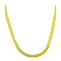 18k Gold over Sterling Silver Herringbone Necklace