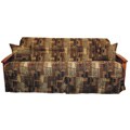 Tapestry Full-sized Skirted Futon Slip Cover Set (Hypotenuse)