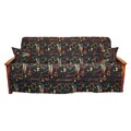 Tapestry Full-sized Skirted Futon Slip Cover Set