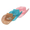 Adi Designs Colored Lace Toyo Cowboy Hat