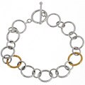 Platifina and 18 kt Sun and Moon Bracelet