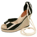 Kate Spade Payton Striped Espadrille Wedges