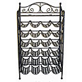 Iron 24-bottle Wine Rack